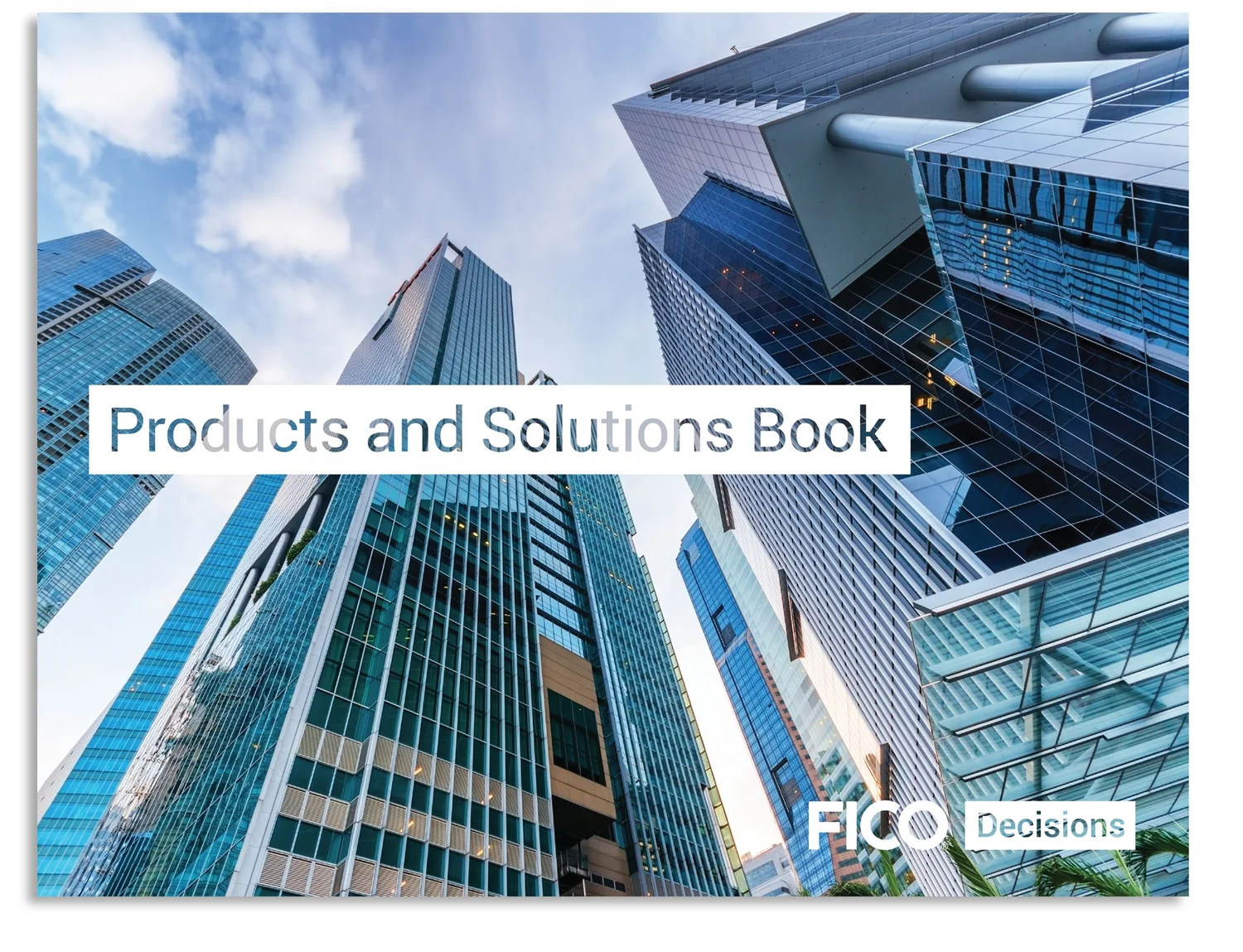 FICO products and solutions book cover